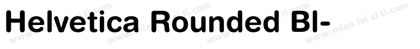Helvetica Rounded Bl字体转换